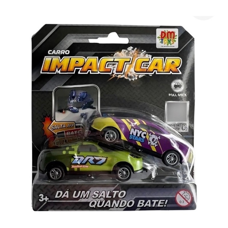 Pack 12 Carrinhos Metal Pull Back Esportivo 1:64 Sortido - Castela