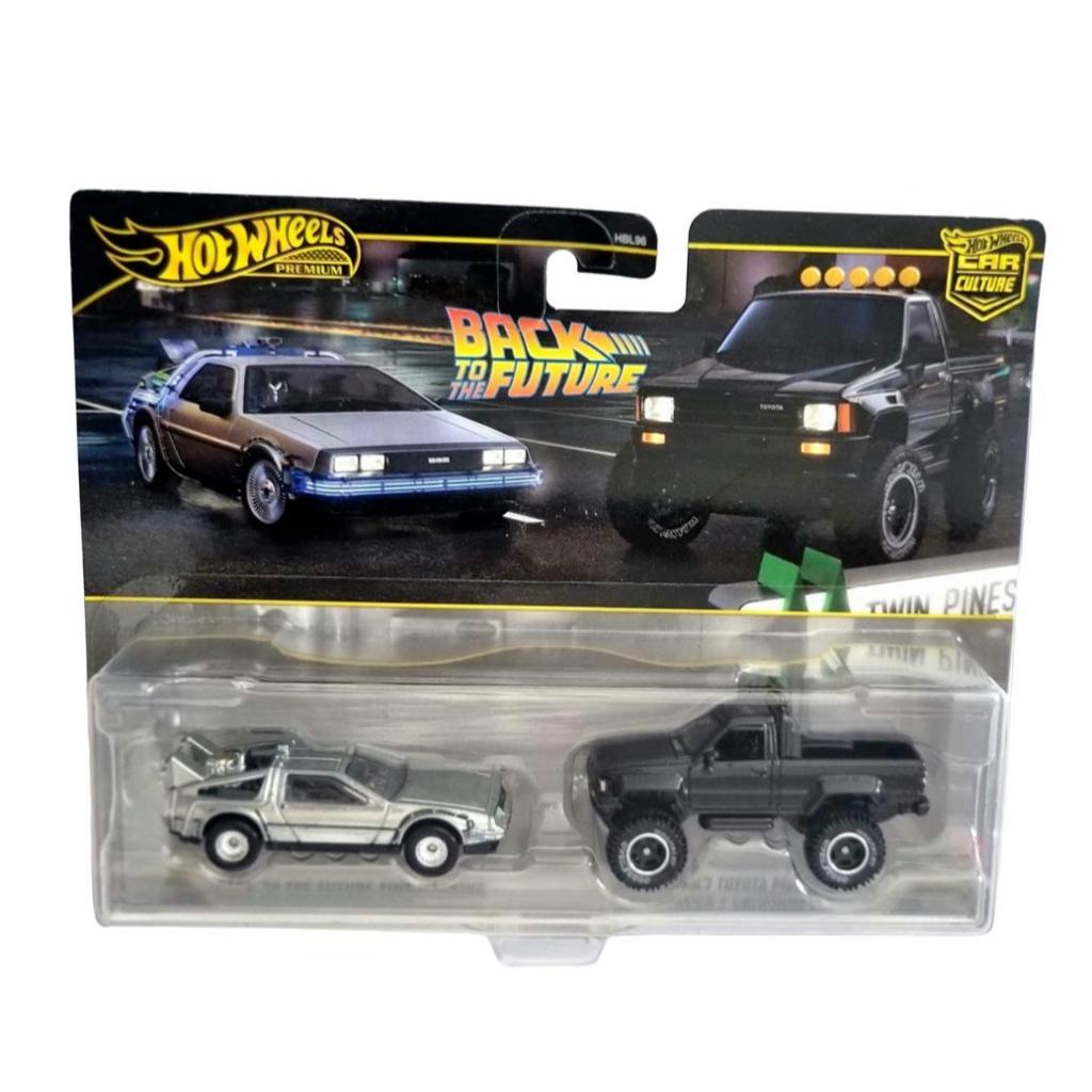 Hot Wheels Back to the Future Time Machine & 1987 Toyota Pickup Truck 2026 Back To The Future - Car Culture 2-Packs
