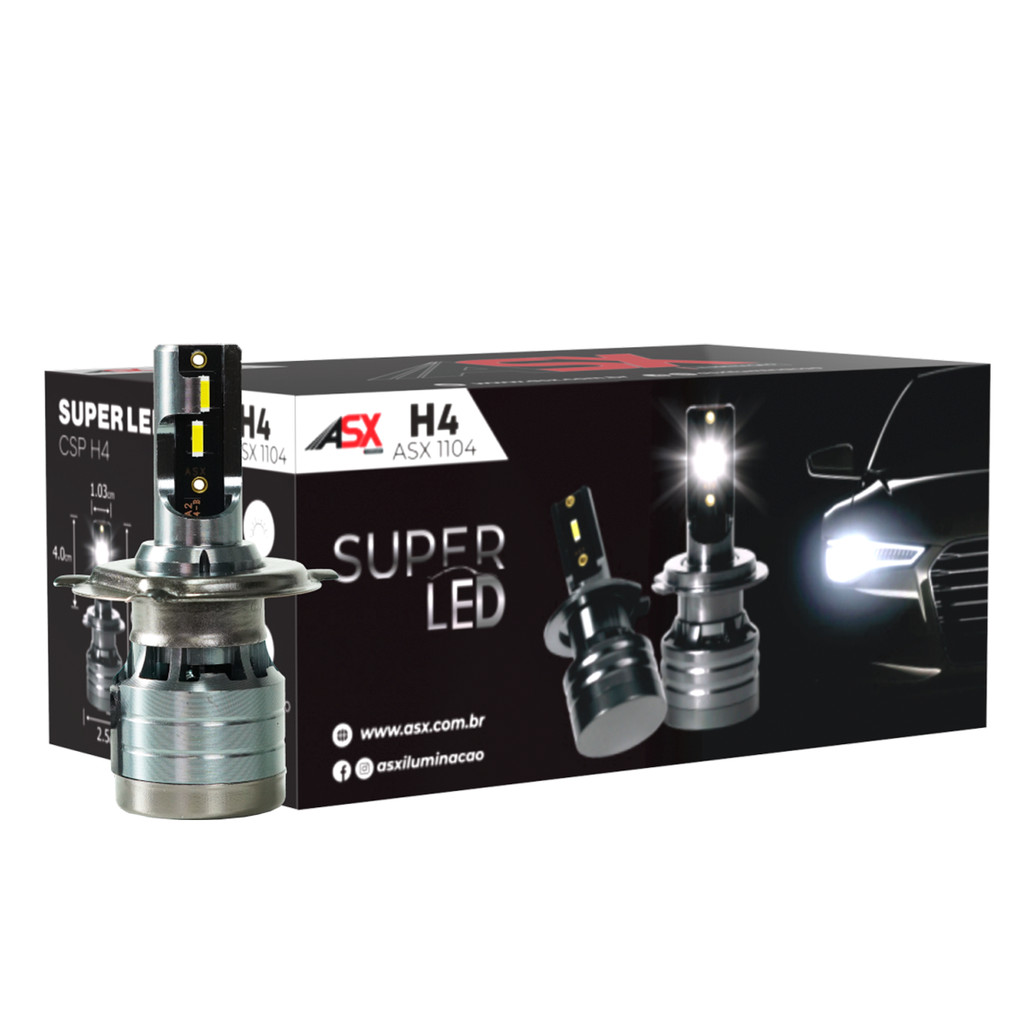 Lâmpada Super LED 6000k 40W 5.500 LUMENS 12/24V - ASX