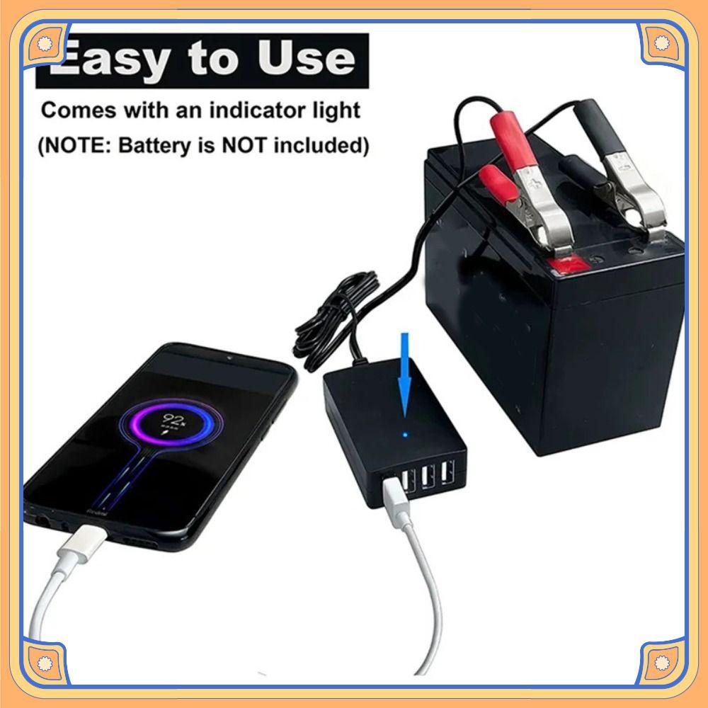 Conversor DC Perfumado , Com Adaptador De Alimentação USB De Clipe 12V 24V , Caminhão Regulador De Energia 40W 4 Portas