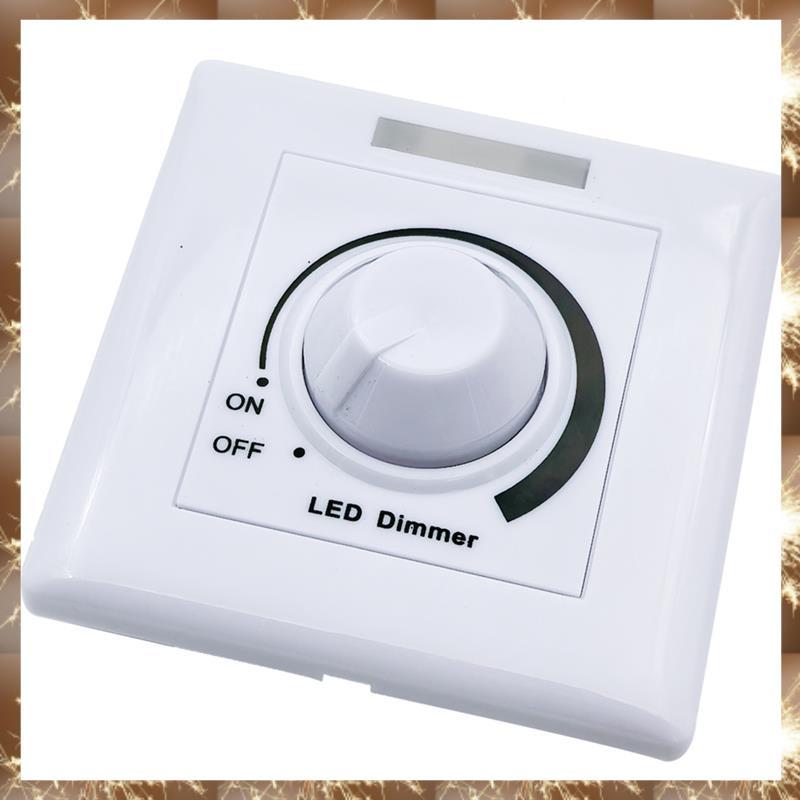 (Div Botão Rotativo Dimmer Switch 86 Tipo Luz De Parede LED Controlador De Brilho Ajustável Strip Light