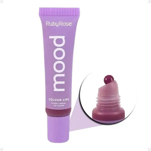 Lip Gloss Colour Lips Mood - Ruby Rose Modern
