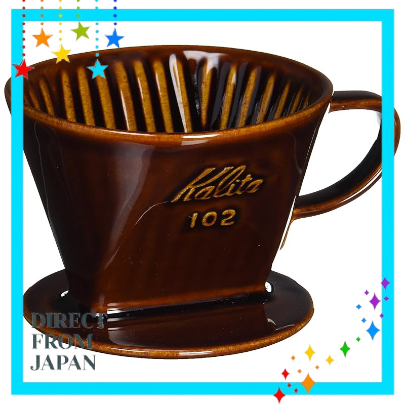 Kalita Coffee Dripper with a fast extraction speed that enhances flavor before any bitterness emerges. It features three