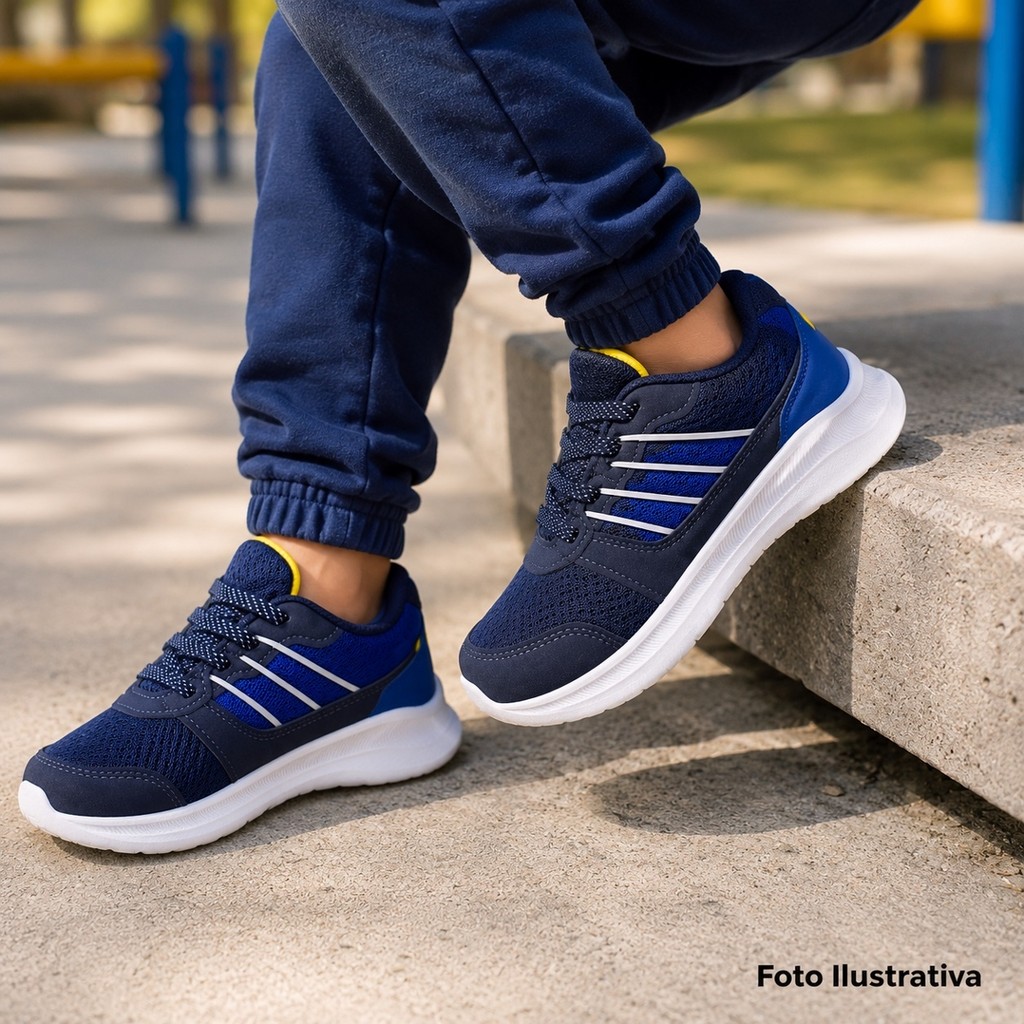 Tênis Infantil Masculino Klin Freedom Leve Escolar 445056000