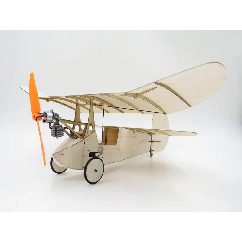 Avião RC Corte A Laser Balsa De Madeira Newton Topo Da Asa Quadro Sem Capa Envergadura 358mm Modelo Construção