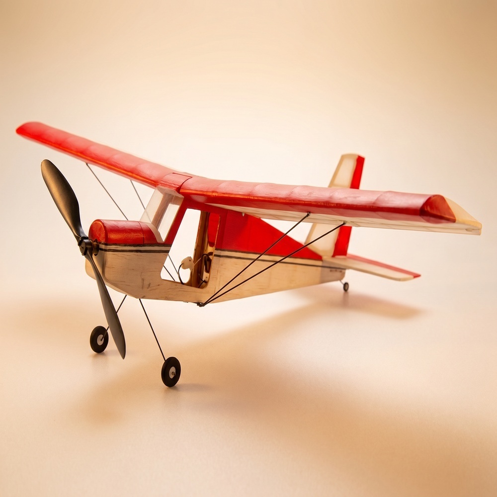 Avião RC Corte A Laser DIY Balsa Madeira Micro AEROMAX Kit Envergadura 400mm Modelo De Construção