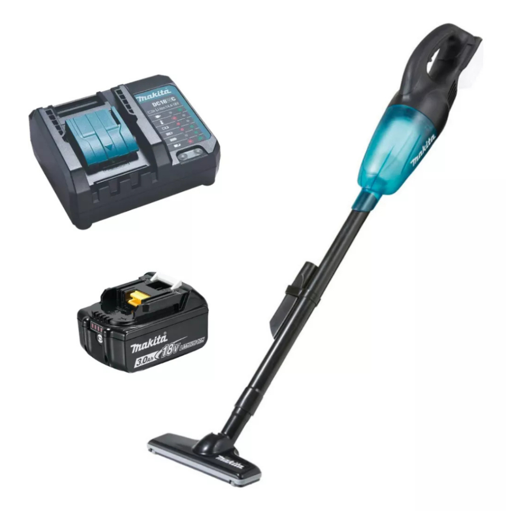 Aspirador A Bateria 18v Dcl180zb Com Bateria E Carregador Cor Azul-turquesa