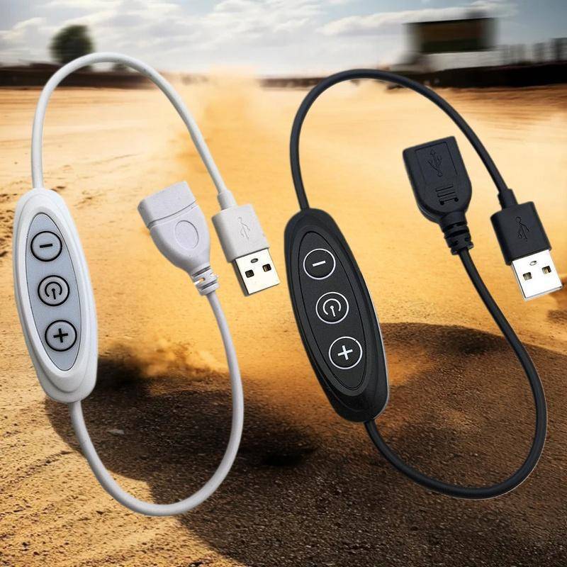 1 Pçs 5V 2A Cabo De Alimentação De Escurecimento De 10 Níveis Para Lâmpada De Luz LED Controlador De Velocidade 3KEY Int