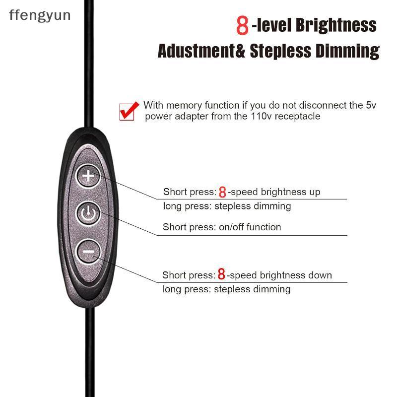 FFE 1Pcs 5V 2A Cabo De Alimentação De Escurecimento De 10 Níveis Para Lâmpada De Luz LED Controlador De Velocidade 3KEY