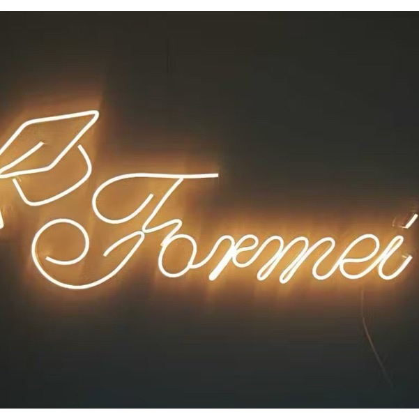 Luminária em neon Led FORMEI COM CAPELO 56x28cm