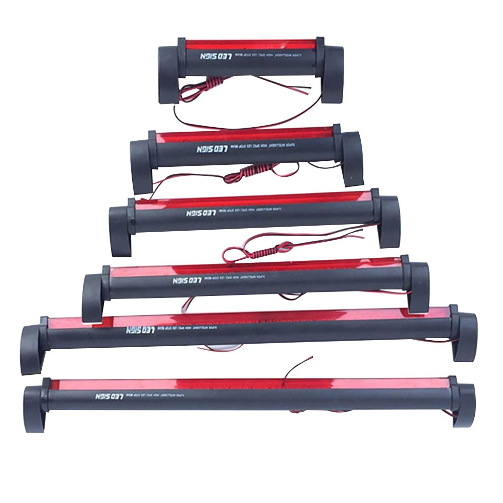 Barra De Luz De Freio Traseira De 12V Para Carro Vermelha LED High Mount Stop Lâmpada De Advertência M30