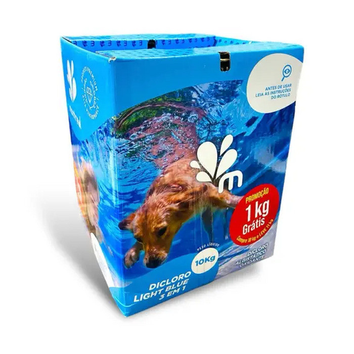 MONTREAL CLORO DICLORO LIGHT BLUE 10 Kg - CAIXA