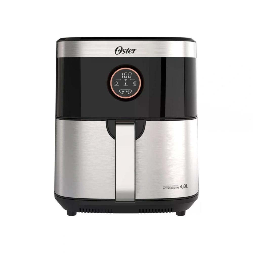Air Fryer sem Óleo Oster Black Inox 4,8L 1500W Preto 220V