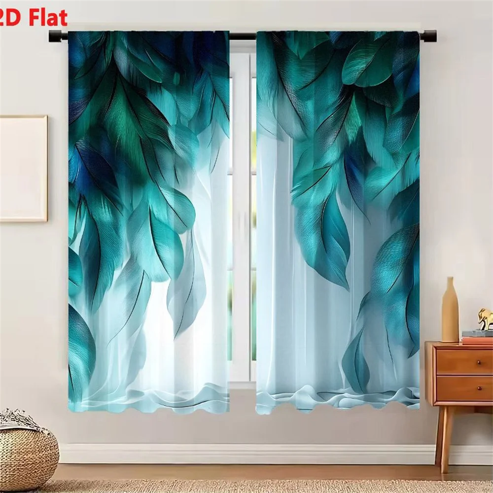 2Pcs Curtains Premium Wireless Bluetooth Headphones With Noise Cancellation And Long Battery Life Window Drapes for Bedroom Room