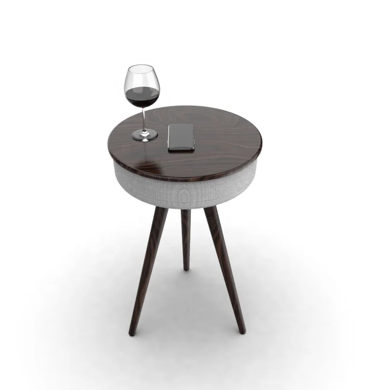 Smart Coffee Table Bluetooth Speaker With Wireless Charging For Home Decor Living Room