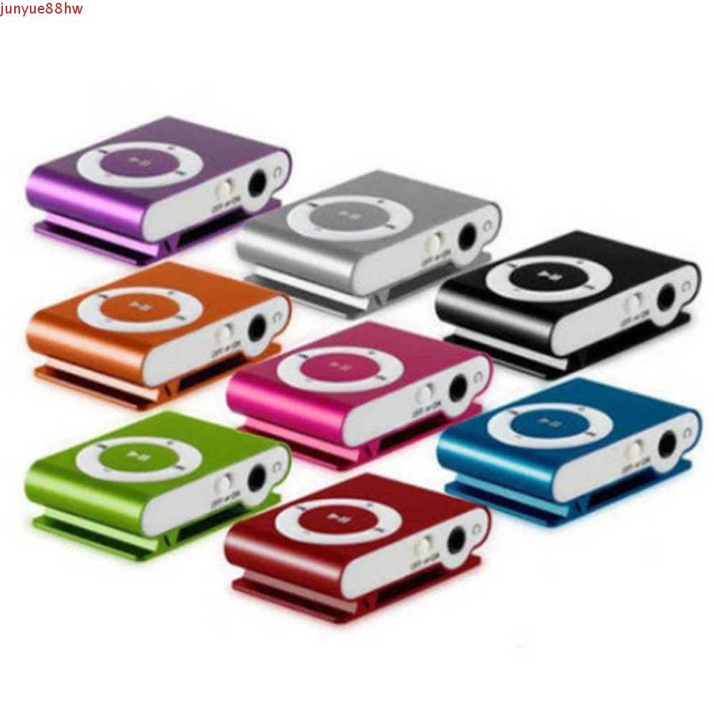 JUNYUE Clip MP3 Mini Fashion Media Player Walkman Metal 3.5mm Esporte MP3