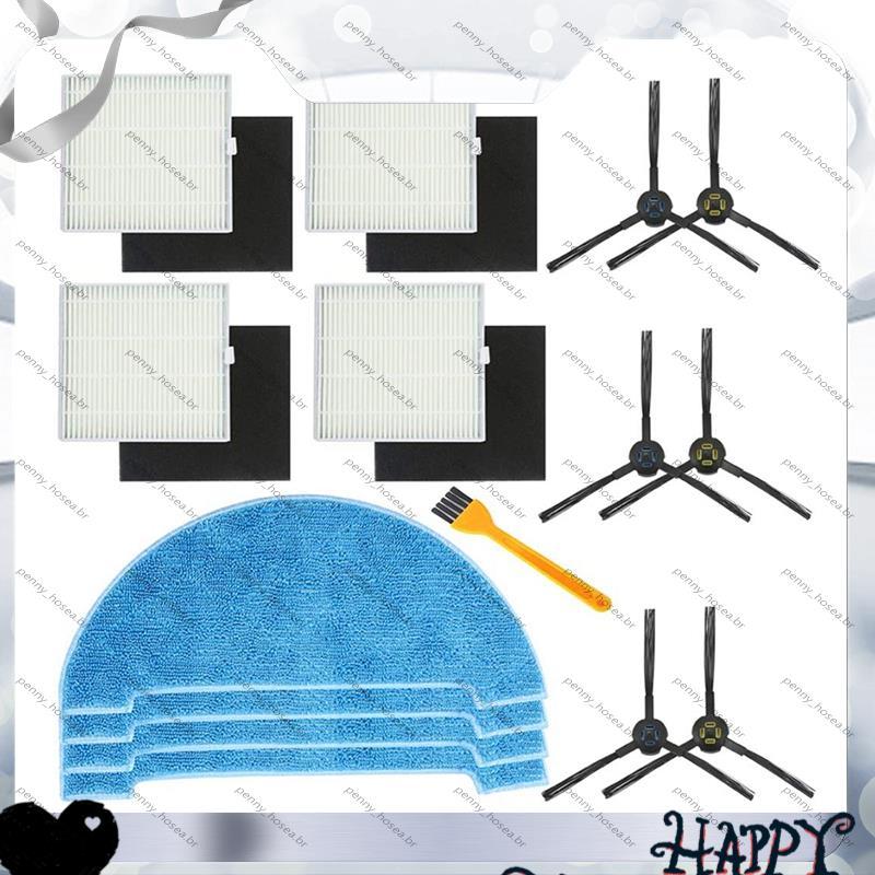 [Vendas Quentes P] Kits De Substituição Para Aspirador De Pó Robótico V8S/V80 Max Robot Vacuum , Escovas Laterais , Filt
