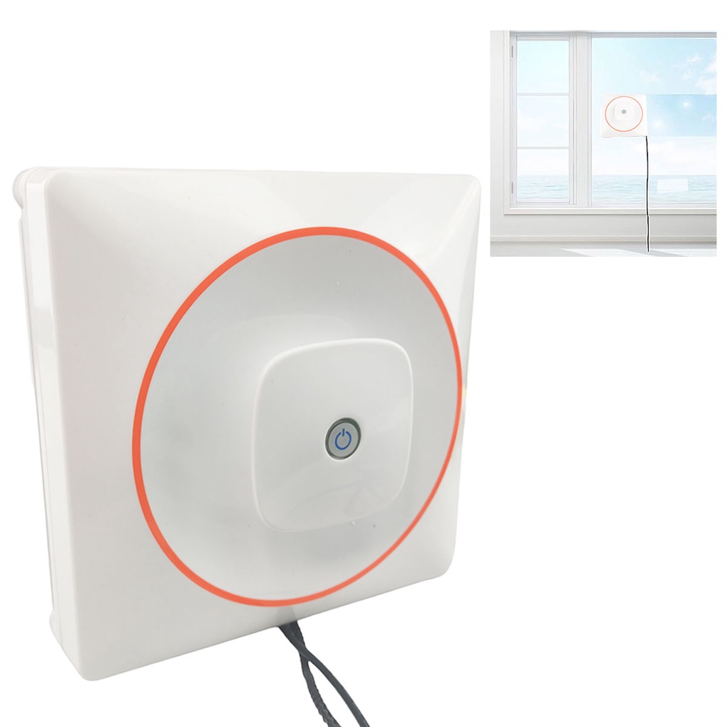 Robo Limpa Vidro Janela Vidraça Automatico Sensor Antiqueda Controle Inteligente Box Vidraça Reservatorio Mancha Limpeza Sujeira Poeira Casa Loja Potente Resistente Predio Residencial Comercial