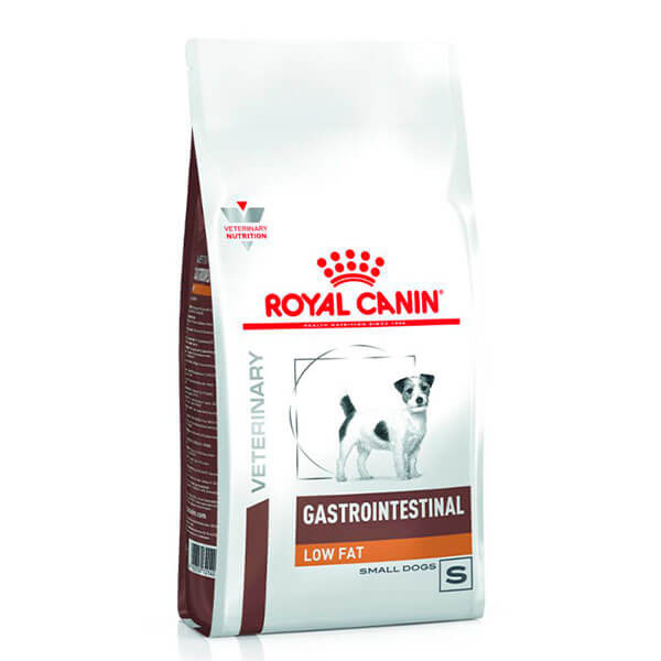 Ração Royal Canin Veterinary Gastrointestinal Low Fat Small Dog Cães Adultos Pequeno Porte 1,5kg