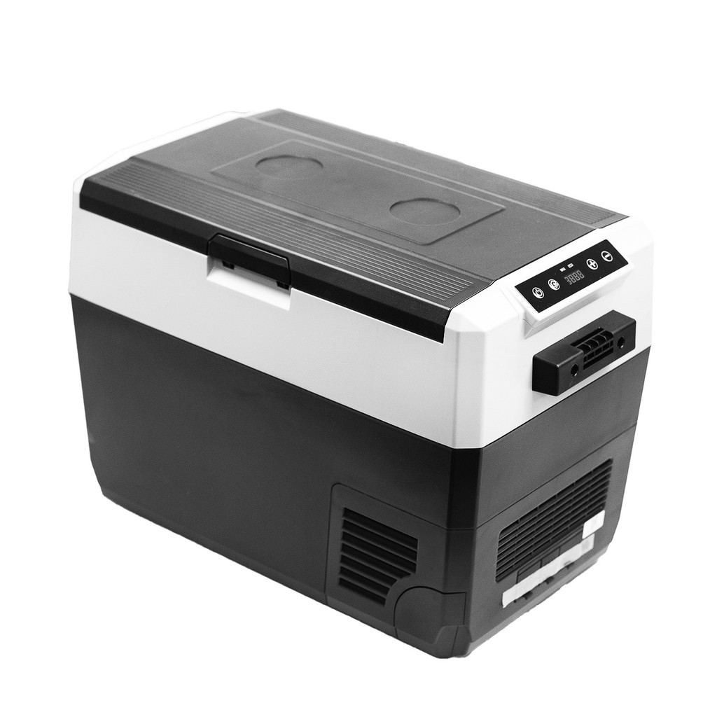 Geladeira Portátil Rotta 376 38 Litros Preta Modelo F Compressor Quadrivolt 12v 24v 110v 220v Caminhão