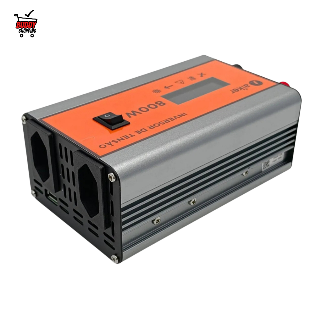 Inversor De Tensão Automotivo  800W 12V 24V Para 110V 220V USB Caminhão Carro Novo