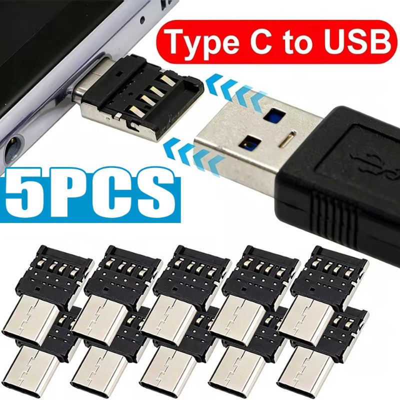 Adaptador Mini OTG De 3/4/5 Unidades-Para Smartphone Tablet-Conversores Plug-and-play-Plugue Portátil De Transferência R
