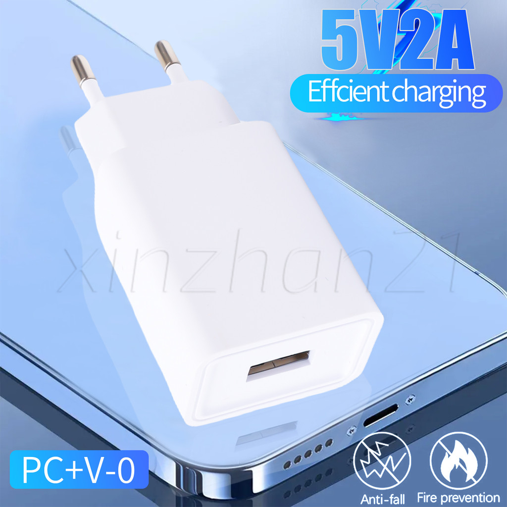 Carregadores USB 5V 1/2A EU Plug-Adaptadores Universais De Parede De Energia Ca Para Viagem-Rápidos Smartphones De Compa