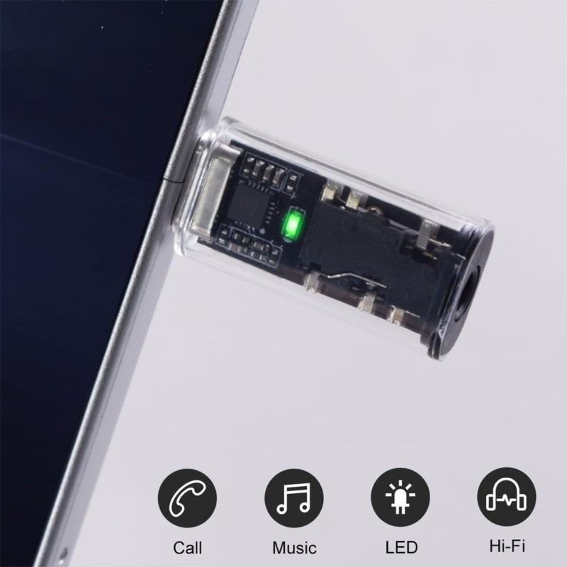 KOK Plugs and Play Type C Adaptador Estéreo Conversor De Fone De Ouvido Para Smartphones E Laptops