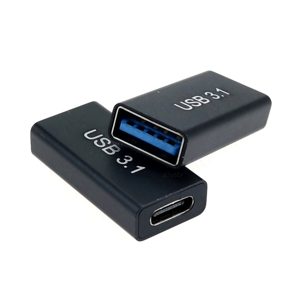 Adaptador cabo conector usb tipo otg type c smart phone celular tomada plug extensão emenda fio