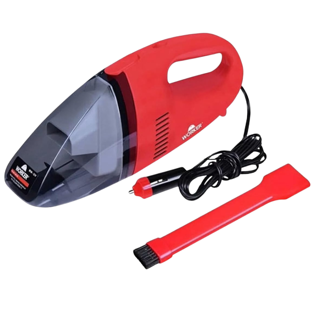 Aspirador de Pó Portátil Worker para Carros 90W 12V