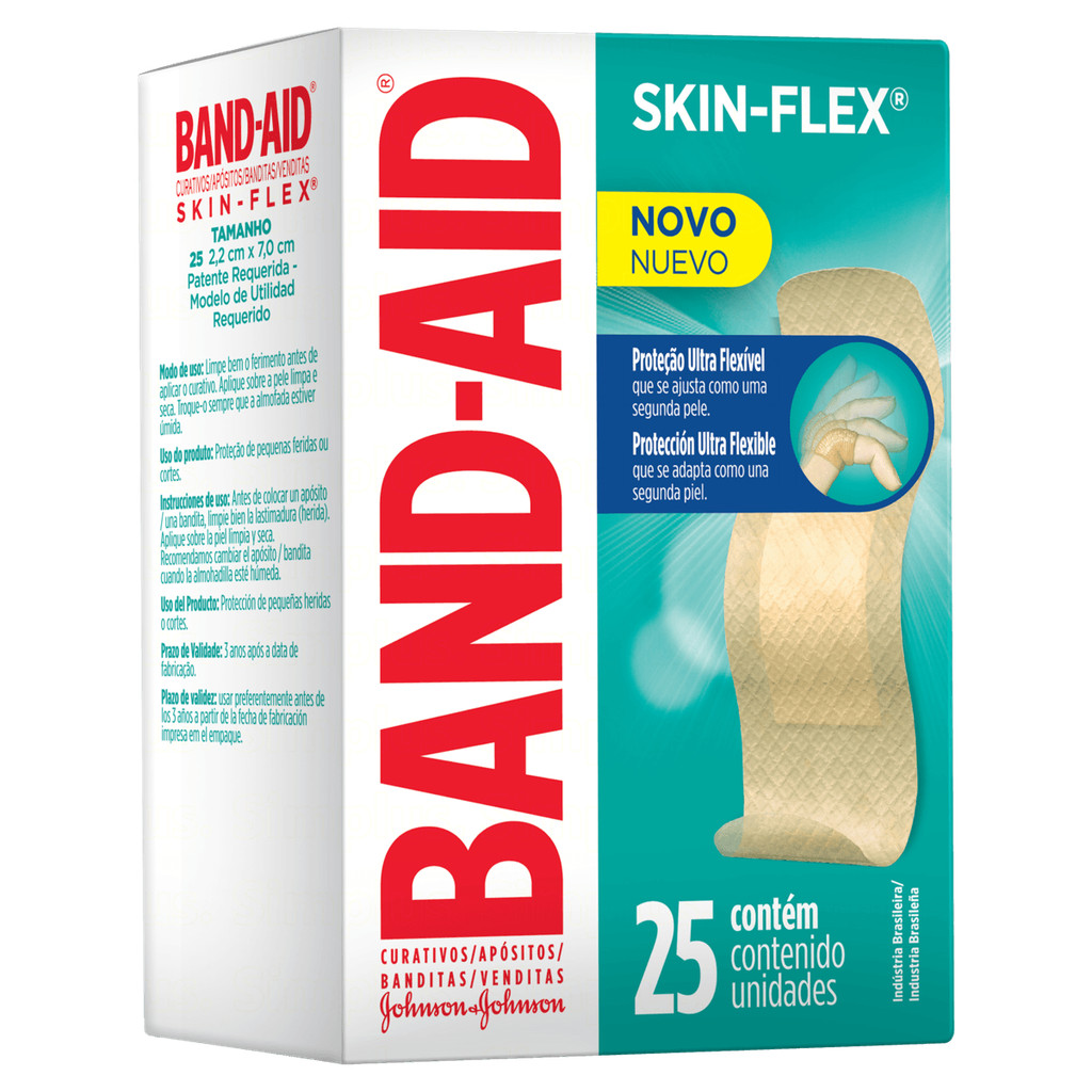 BAND AID SKIN FLEX C/25UNID