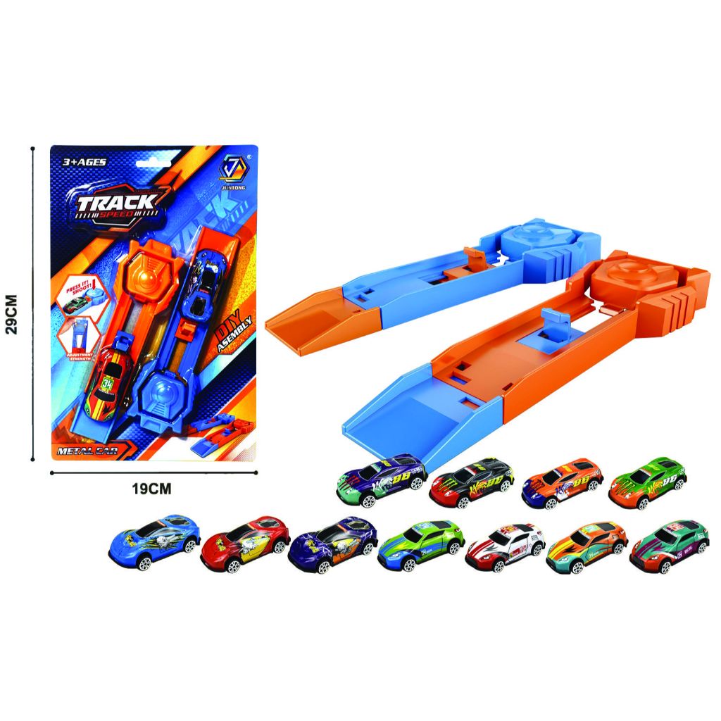 Pack 2 Pistas Lançadoras & Carrinhos - Tag TGPST002