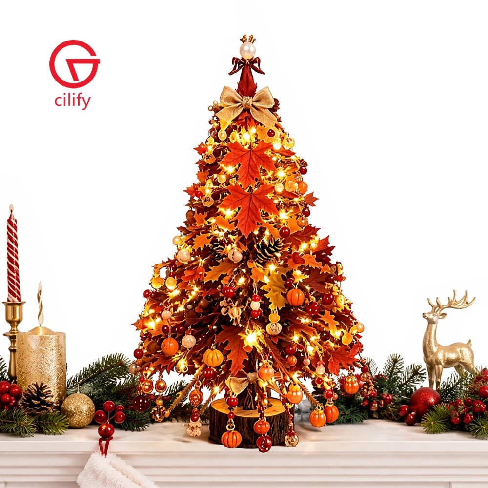 Mini Kit De Árvore De Natal Com Contas Luzes LED Conjunto De Artesanato DIY Para Decoração De Férias