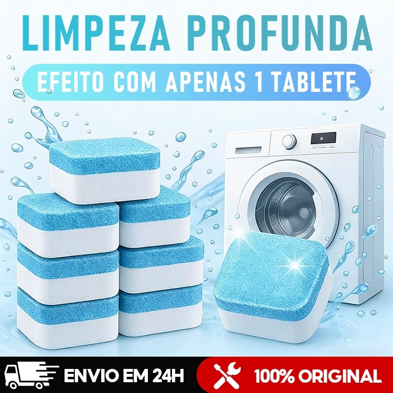 10/20 Unidades Kit De Comprimidos Efervescentes Para Limpeza De Máquina De Lavar Multifuncional