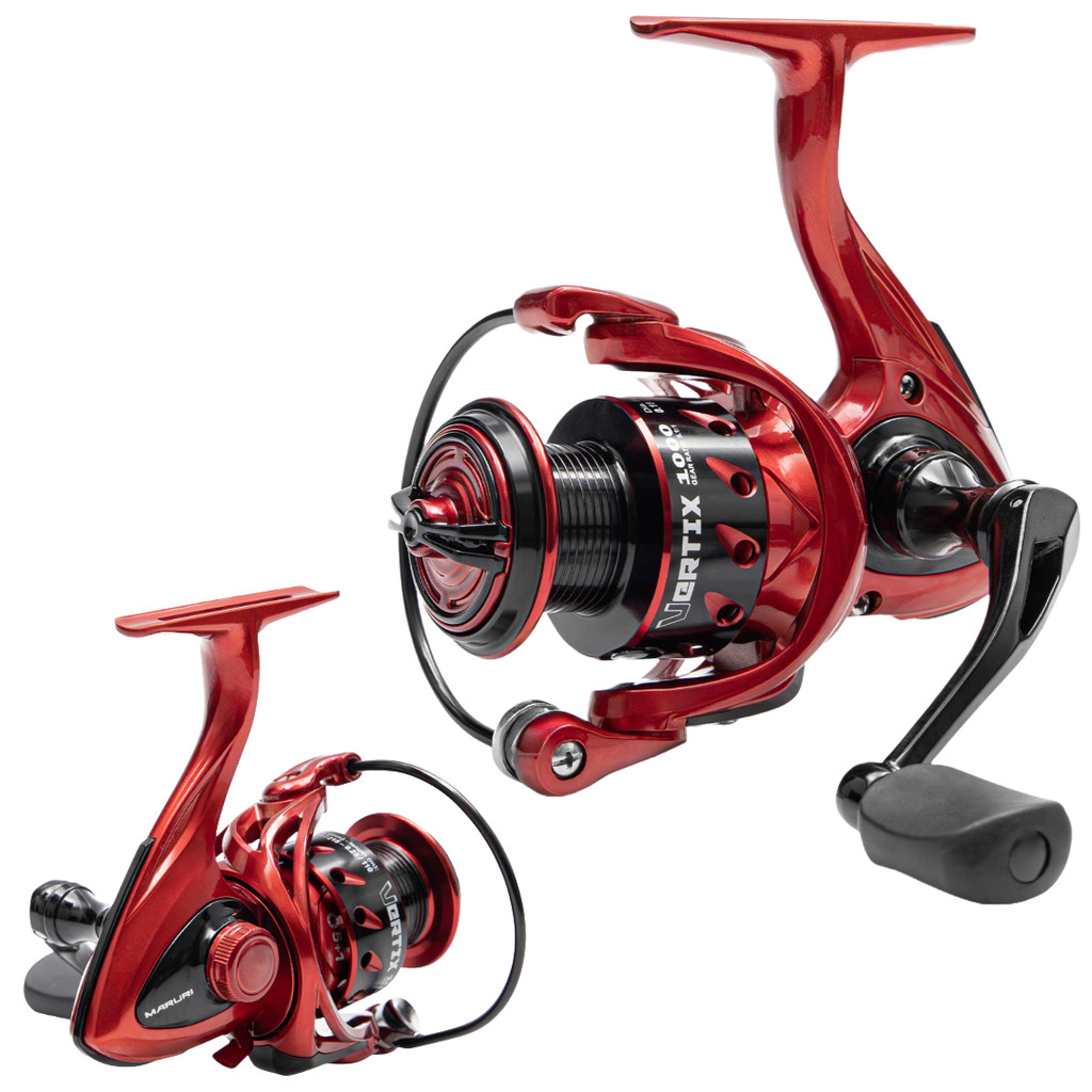 MOLINETE DE PESCA LIGHT MARURI VERTIX 2000 - 6 ROLAMENTOS - DRAG:4KG - CARRETEL EM ALUMINIO