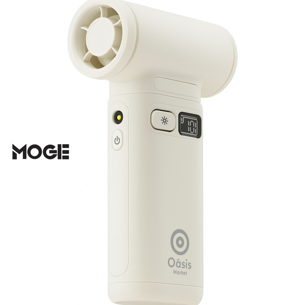 Ventilador Turbo Portátil | Alta Potência | 13000RPM | Recarregável | 3 Velocidades | 4000mAh