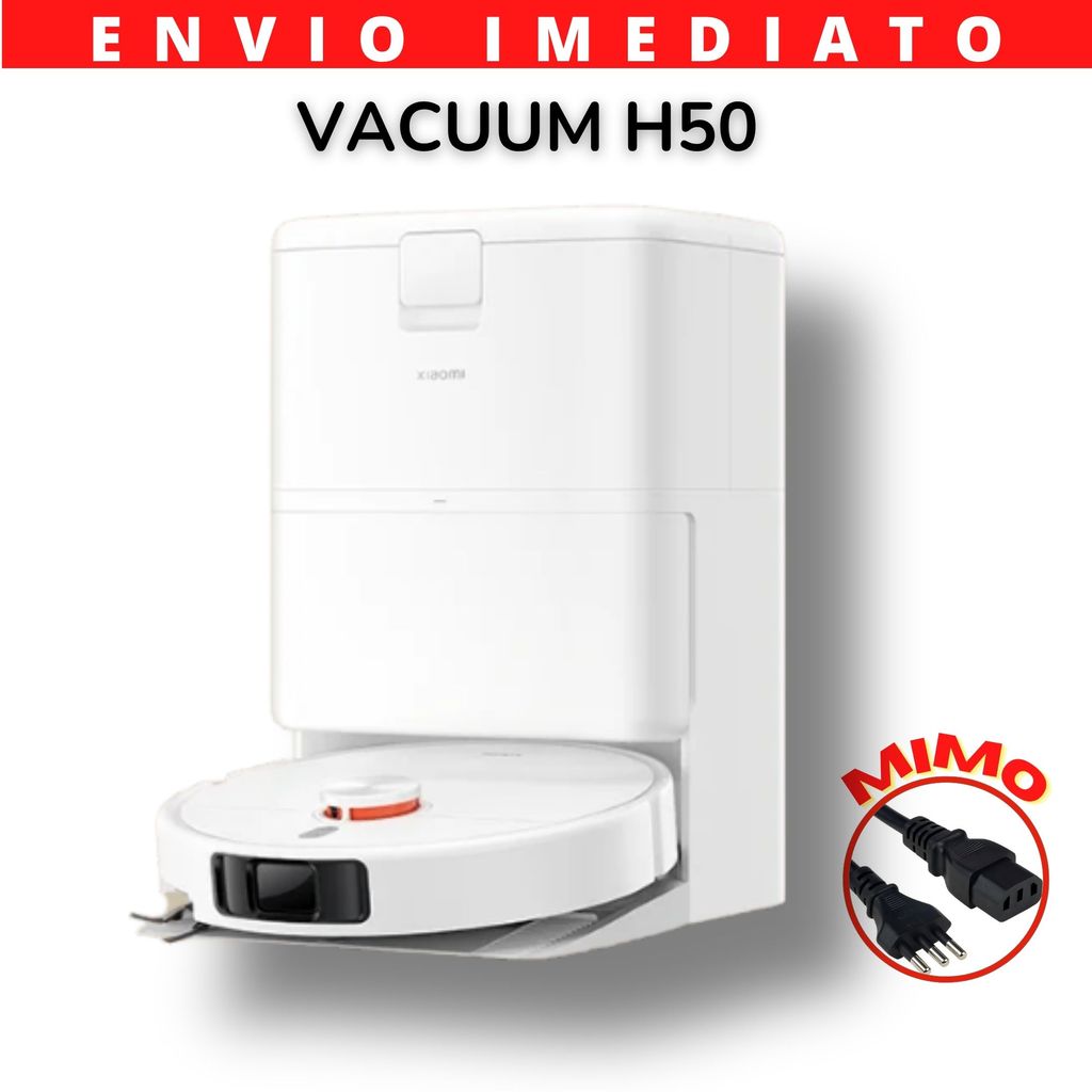 Aspirador Robô XM 50 H Limpeza Completa WiFi Sucção Potente 10000Pa