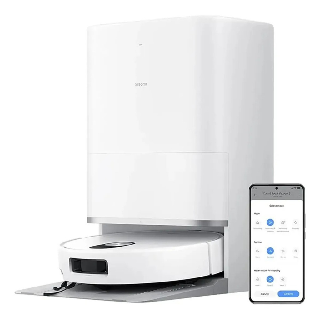 Robô Aspirador Vacuum 5 Xiaomi 20000pa Base Auto 110V