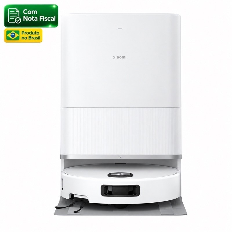 Robô Aspirador Vacuum 5 20000pa Base Autolimpante Branco 127/220v
