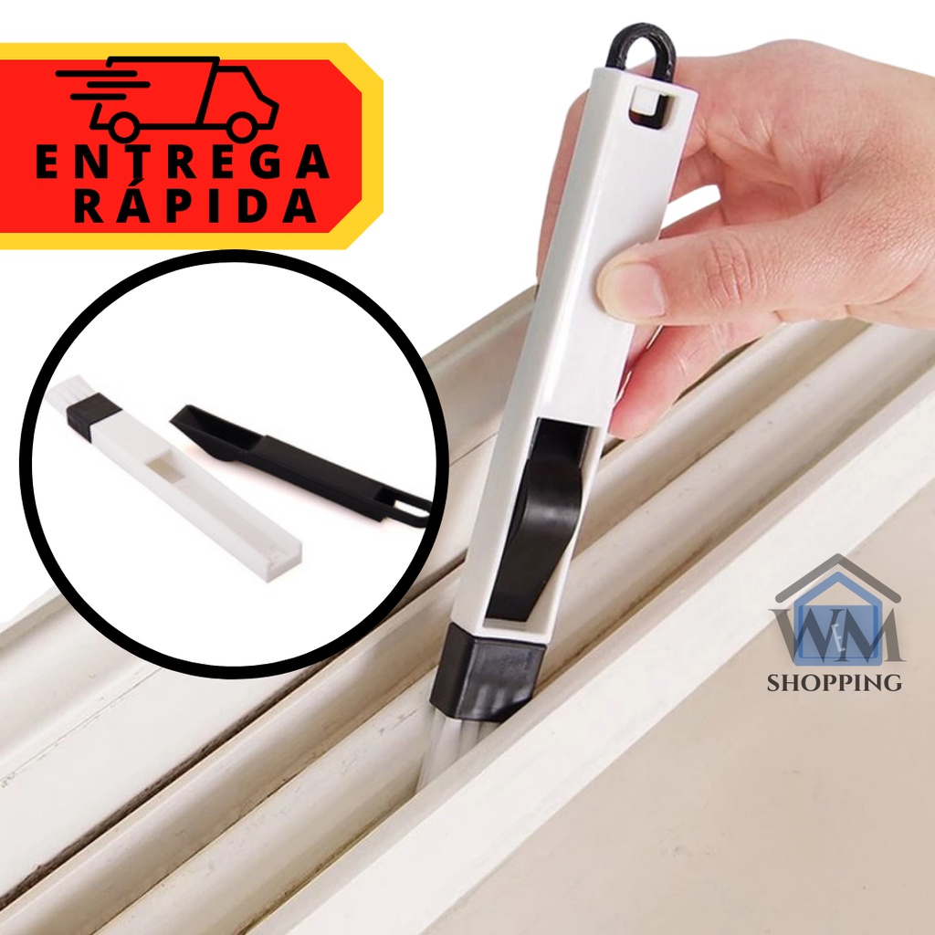 Escova Multiuso Com Mini Pa Embutida de Limpeza Para Teclado Fresta de Janela Cantos Dificeis em Geral