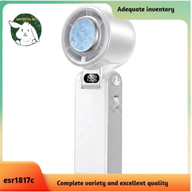 Ventilador Portátil Recarregável Pro Turbo Cooling-Powerful Mini Pessoal Branco