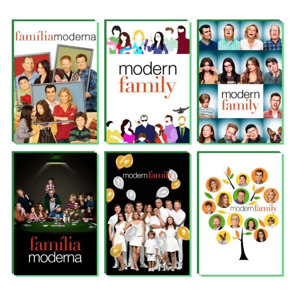 Placa Decorativa MDF Modern Family (Série) - Quadro Parede & Decoração (14x20 ou 20x28)