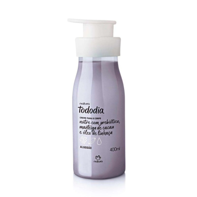 Creme Desodorante Nutritivo Tododia Algodão | Body Splash e Sabonete - Variações Disponíveis