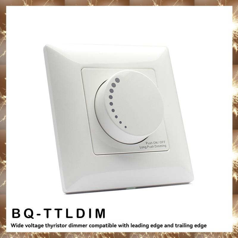 (Div Rotary Dimmer Switch 5-300W Regulável LED CFL E Lâmpadas Incandescentes Interruptor De Luz Embutido
