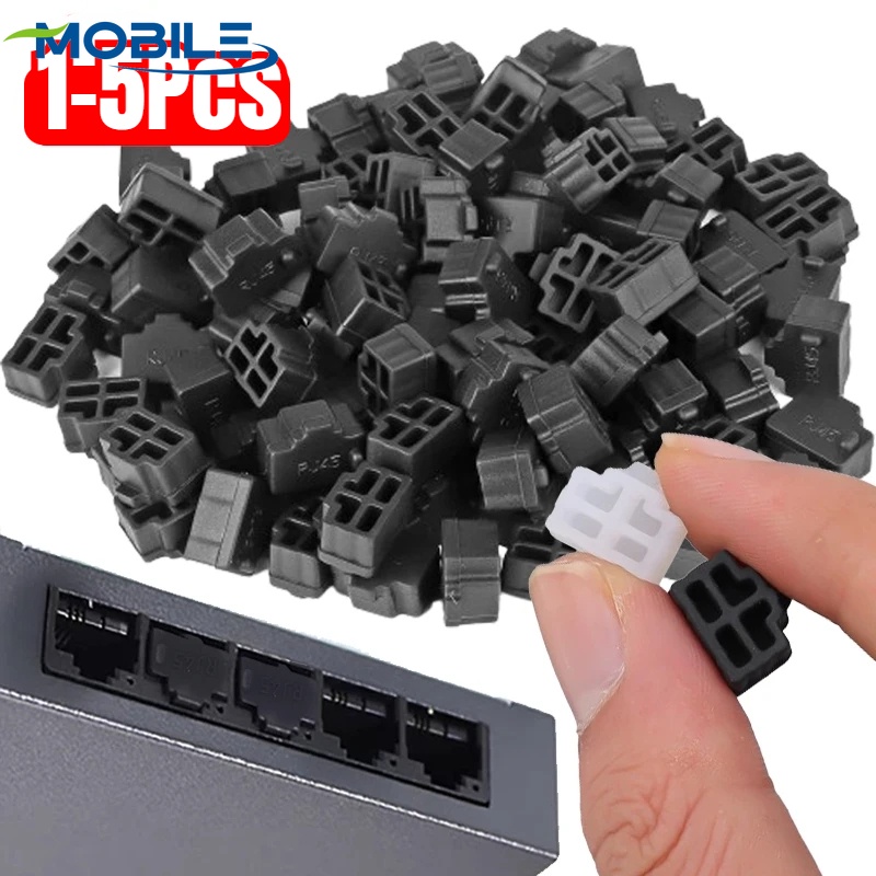 Protetores De Silicone RJ45-Capa Antipoeira-Plugue De Obturação De Porta Ethernet Poeira Fêmea Para Acessórios De Rotead