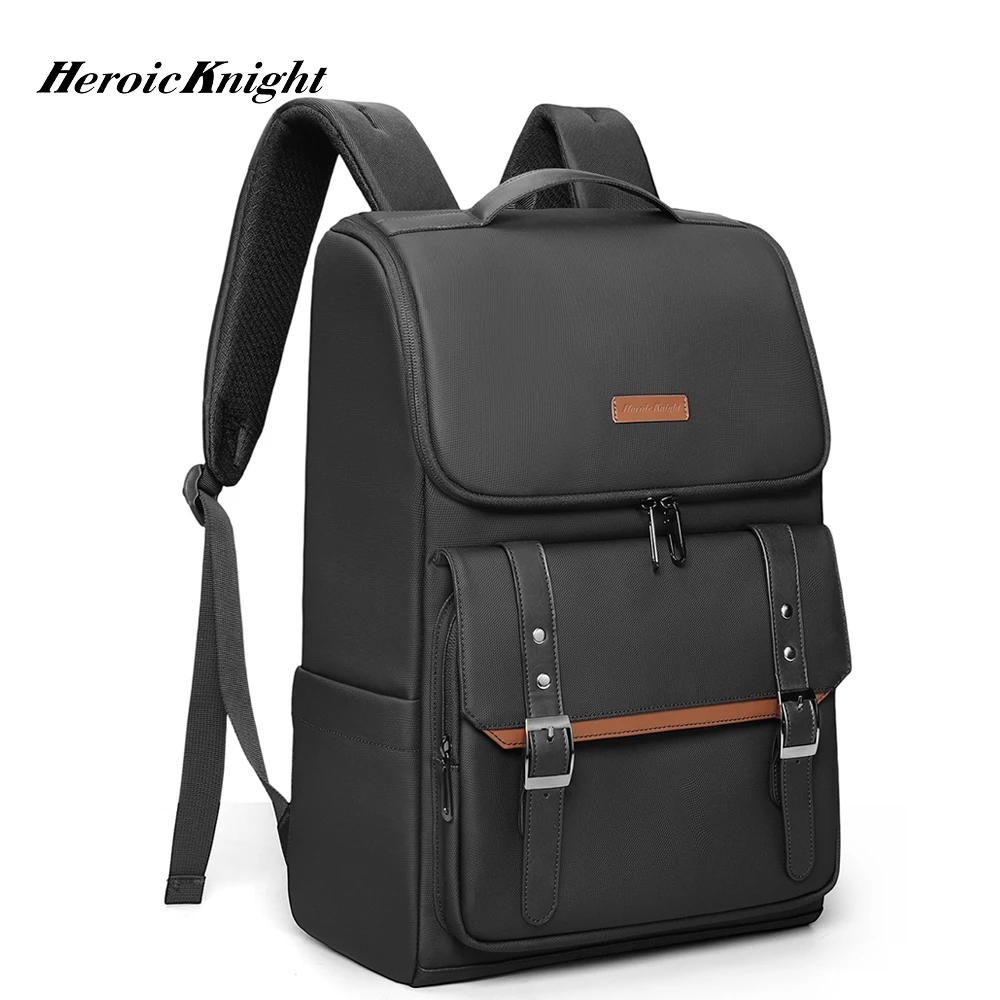 Heroic Knight Business Man Backpack Waterproof 17.3 Inch Laptop Backpack Anti-theft Work Daypack School Stylish Travel Mochilas