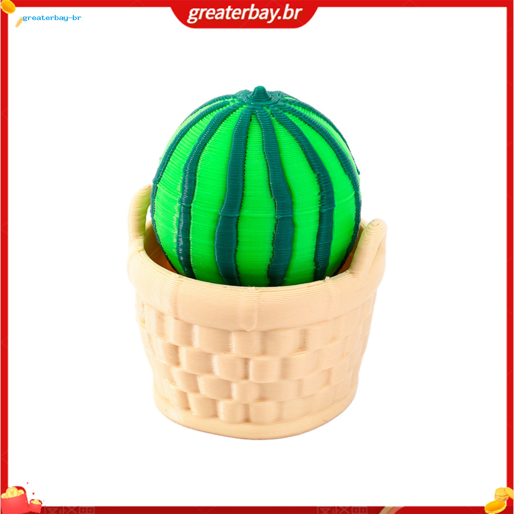 3d Printed Mini Fruit Fidget Clicker Toy – Cute Press Button Sensory Stress Relief for Office Desk Portable Basket Pop
