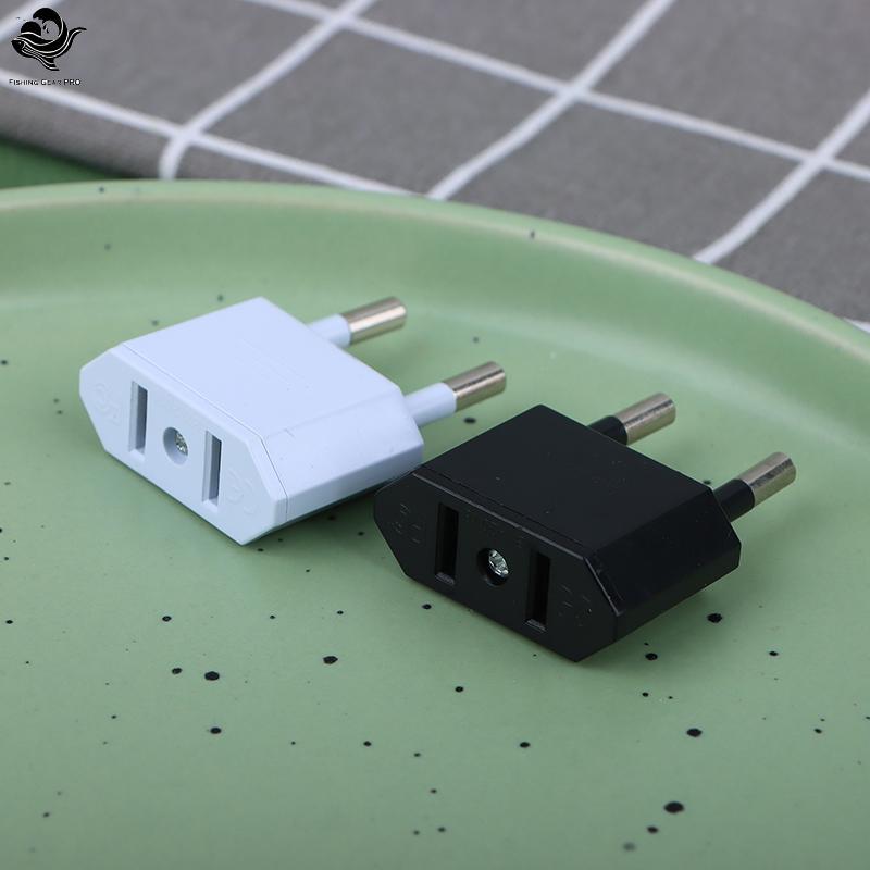 PFG 2 Pçs Adaptador Da Ue Conversor De Viagem Americano China Eua Para Plug Euro Elétrico AC Soet FG