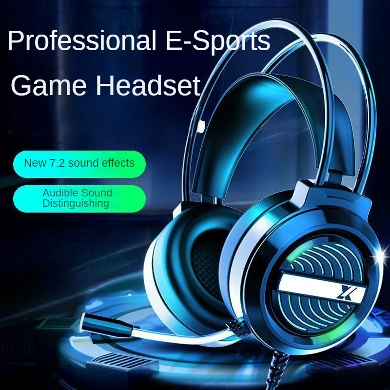 X9 Upgrade Headset Gamers LED Light Noise Cancelling Stereo Gaming Headphones With Microphone Casque for PS4 PC Xbox One PS5