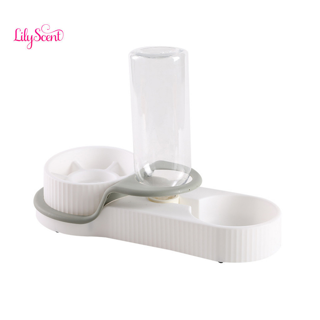 Slow Eating Dog Bowl Automatic Pet Water Refill Dispenser Feeder for Dogs Cats – Anti-choking Design Dry Wet Food Sepa